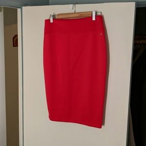 Red Pencil Skirt